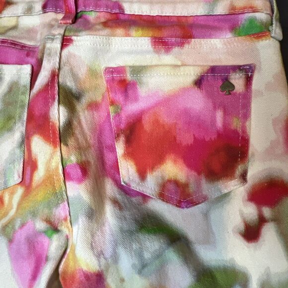 Kate Spade Live Colorfully Watercolor Jeans Size 29 - Picture 4 of 7